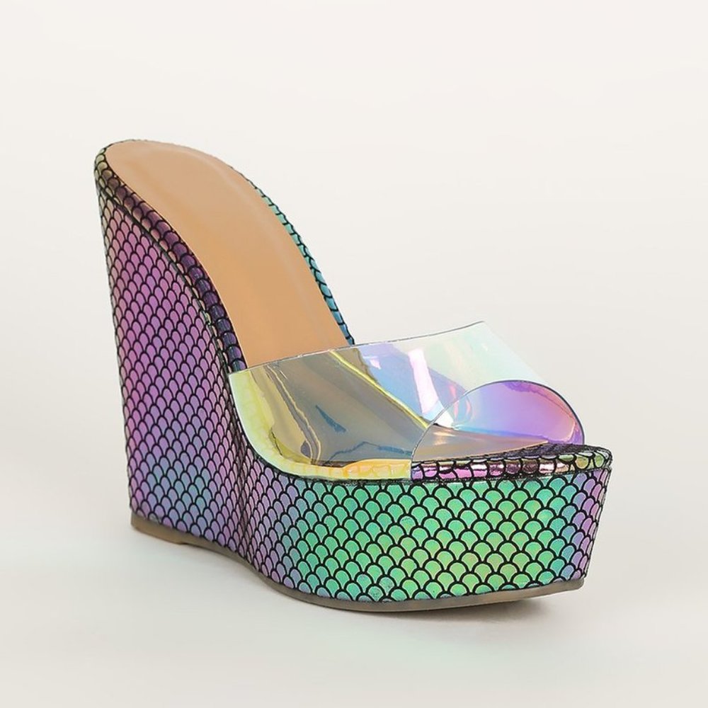 Choice-40 by Bamboo Mermaid Wedge Sandals